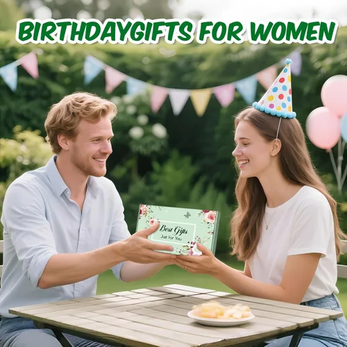 Vista 3 de Regalos de jardinería para mujeres, suministros de jardinería, herramientas de jardín con tenedor de mano, pala, guantes, delantal, para mamá