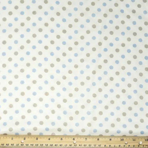 Vista 7 de Stitch & Sparkle Tela de rayón de bambú Algodón 42/44 Ancho, por The Yard, Polkadot