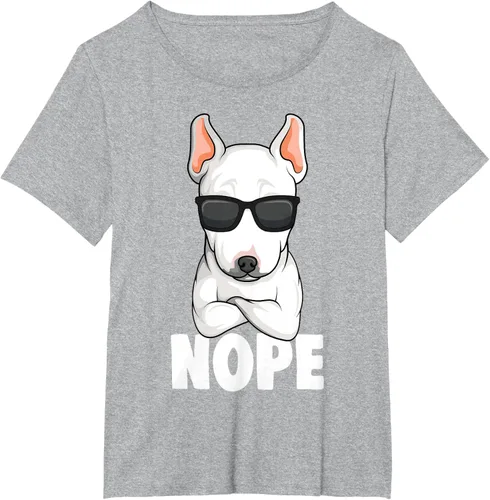 Vista 98 de Camiseta de perro Bull Terrier para niños y mujeres, Negro