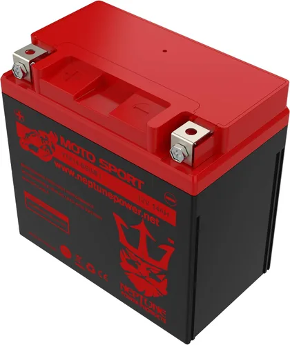 Vista 4 de Marca YTX14-BS (MF) Batería Recargable Reemplazo para YUASA YTX14-BS Batería Libre de Mantenimiento