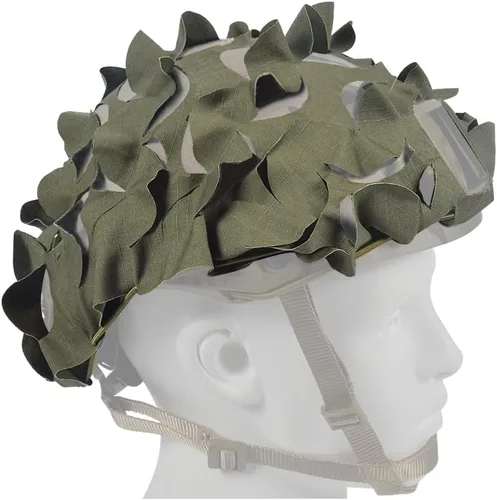 Vista 4 de SINAIRSOFT Cubierta de casco táctico transpirable 3D camuflaje casco cubierta para paintball militar tiro equipo combate casco rápido