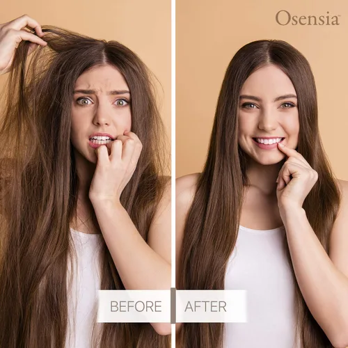 Vista 4 de Osensia Cepillo desenredante para cabello rizado, tipo de cabello grueso y seco. Cepillo desenredante de viaje para mujeres, hombres y niños.