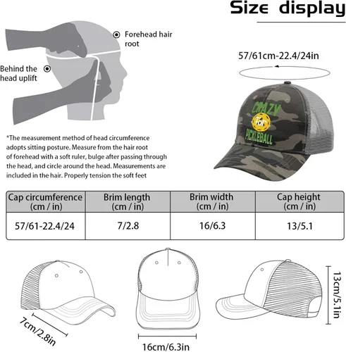 Vista 4 de Caps Crazy for Pickleball Dad Hats, Vintage Dad Hats for Women