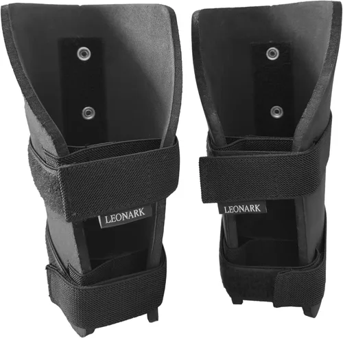 Vista 4 de LEONARK Black Armoury Hema Esgrima EVA Antebrazo Superposiciones Light Ajustable Unisex Armor Protector de Brazo