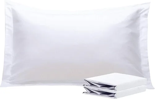 Vista 48 de NTBAY Fundas de almohada estándar, paquete de 2 fundas de almohada de microfibra cepillada de 20 x 26 pulgadas, súper suaves y acogedoras