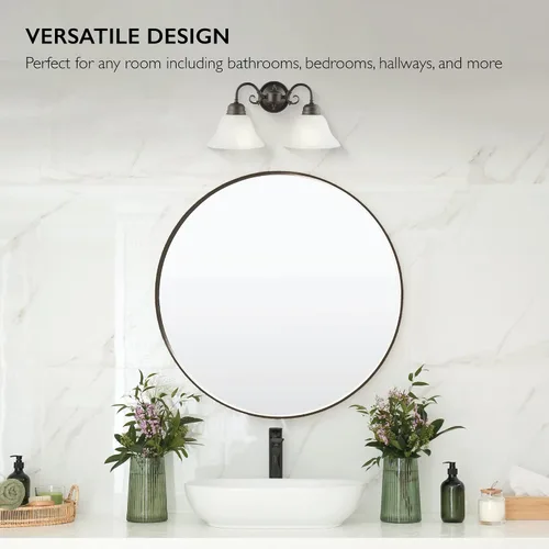 Vista 5 de Design House 503011 Millbridge - Lámpara de pared (1 foco), 514471, 60watts, 120.00 volts
