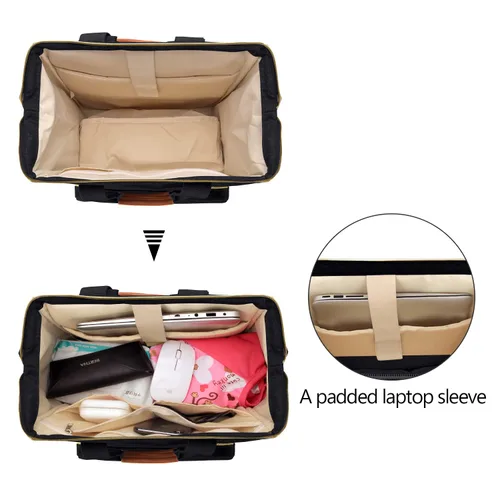 Vista 4 de Teamoy Bolsa para extractor de leche compatible con Spectra S1, S2, Medela y bolsa enfriadora, bolsa convertible para extractor de leche y mochila