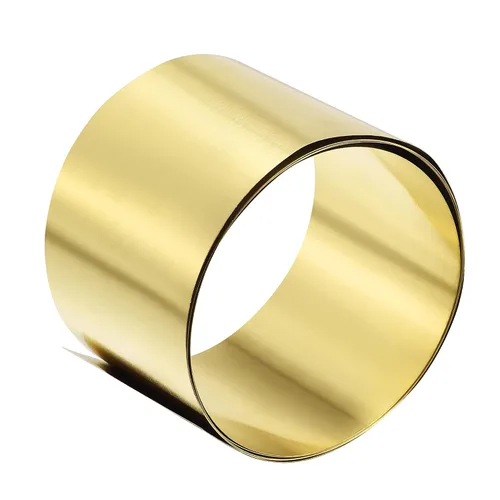 Vista 14 de uxcell Rollo de hoja de latón, placa de hoja de metal 1000 mm x 15 mm x 0,1 mm