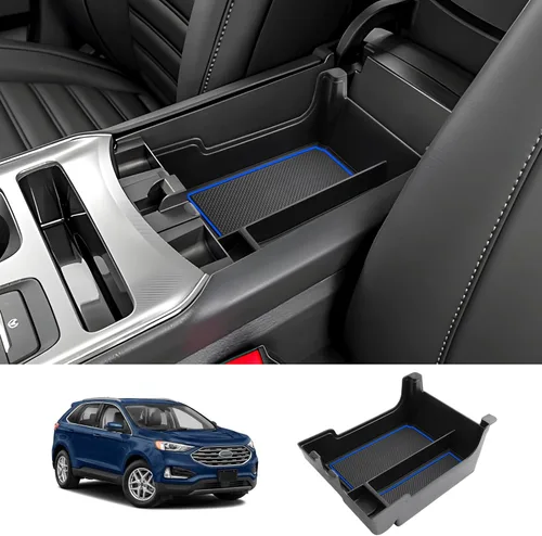 Vista 14 de LUWU Bandeja organizadora para consola central Ford Edge 2024 2020 2021 2022 2023 2024 Ford Edge SE/SEL/ST-Line/Titanio/ST, organizador de consola