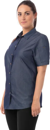 Vista 6 de Chef Works Camisa Detroit Denim para mujer