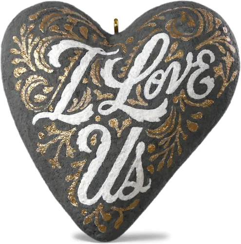 Vista 9 de Hallmark Keepsake Adorno de Navidad 2019 Nuestro Nuestro Aniversario, You and Me, Metal