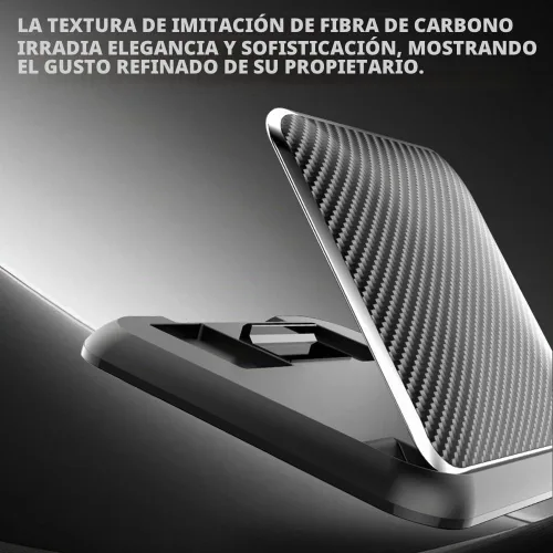 Vista 2 de Soporte universal para teléfono y tablero de instrumentos – Almohadilla antideslizante para iPhone, Samsung, Android y todos los teléfonos