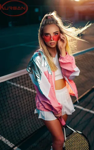 Vista 3 de Lentes de sol redondos transparentes de una pieza sin montura para mujeres y hombres