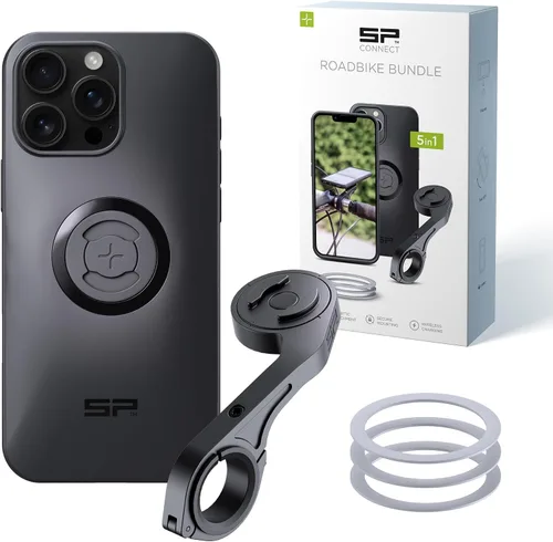 Vista 25 de SP CONNECT Paquete de bicicleta de carretera SPC+ Compatible con iPhone 11 Pro/XS/X Negro