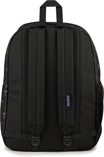 Vista 4 de JanSport Cross Town Plus - Mochila con compartimento principal grande, bolsillo lateral para botella de agua, funda acolchada para laptop de 15
