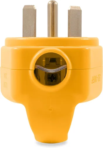 Vista 6 de Camco 55283 30 AMP Mini enchufe macho de repuesto con asa Powergrip