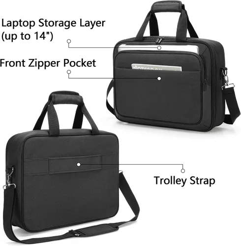 Vista 4 de samdew Bolsa de almacenamiento para impresora móvil compatible con HP Tango/Tango X, HP Officejet 250/200, funda de transporte para impresora
