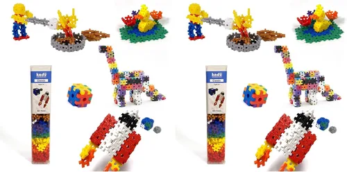Vista 16 de KADU Classic Conjunto Clásico de 250 Piezas – Juguete de Construcción + Edificación STEM/STEAM, para Juego Abierto + Imaginativo Edades 5+
