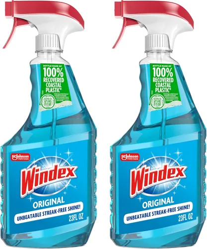 Vista 5 de Windex Recarga el limpiador original de cristales azules y ventanas