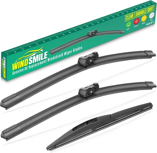 Vista 38 de 15" 15" 13" Juego de 3 limpiaparabrisas de repuesto para parabrisas para Jeep Wrangler 2007-2017 / Jeep Wrangler JK 2008-2018 limpiaparabrisas