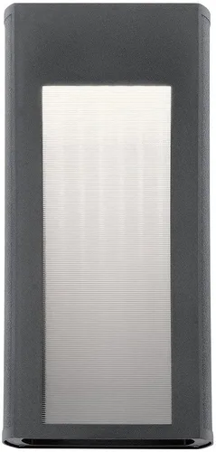 Vista 3 de Kichler 49362BKTLED Ryo - Aplique de pared para exteriores, 1 luz LED de 9 vatios, negro texturizado
