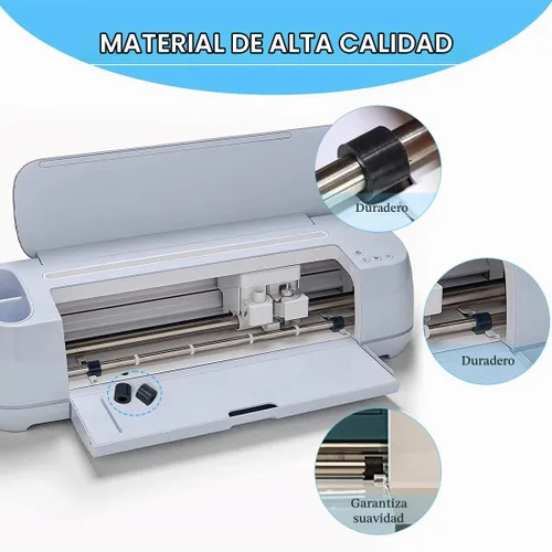 Vista 2 de Rodillo de goma compatible con Cricut Maker 2/3 Joy cricut Explore Air 2 Cricut Explore 3 y todos los demás modelos Guía de alfombrillas de goma