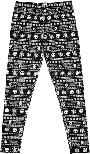 Vista 6 de Pijama de Nightmare Before Christmas para mujer pantalón Skellington PJ Negro