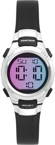 Vista 21 de Armitron Sport 45/7012 - Reloj cronógrafo digital para mujer con correa de resina