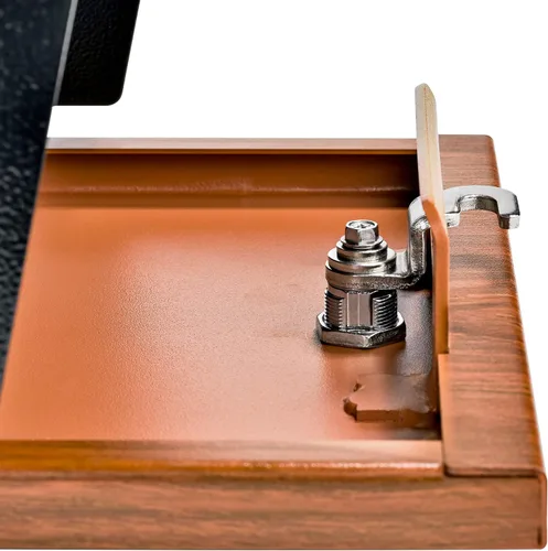 Vista 5 de Mail Boss Curbside, Wood Grain 7510 Mail Manager Buzón de seguridad con bloqueo, acero, negro