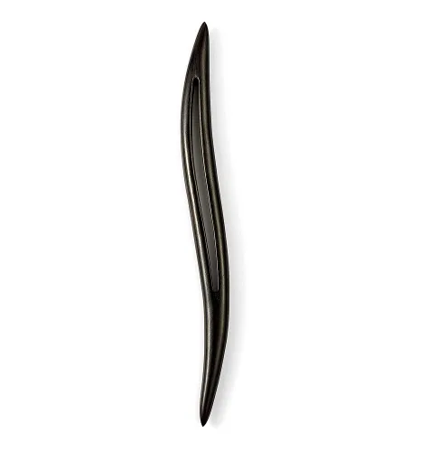Vista 10 de Palillos clásicos hechos a mano tallados para el cabello, sándalo negro natural (ébano), palillos para peinar, accesorio para hacer updo, 7 pulgadas
