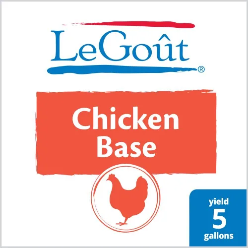 Vista 2 de LeGout Base de caldo de pollo, sin gluten, 1 libra, paquete de 12