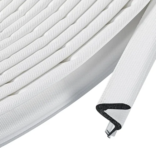 Vista 12 de BBTO Burlete para puertas y ventanas Burlete exterior en forma de V para puerta de garaje con espuma de bloqueo de espacio con ranura de sierra Negro