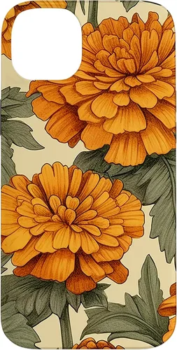 Vista 15 de Watercolor Marigold Flower Case for iPhone 16
