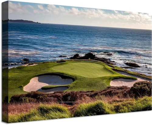 Vista 48 de chenchenArt Augusta - Arte de pared para campo de golf nacional Augusta, campo de golf de 12 hoyos, arte de pared para sala de estar, dormitorio
