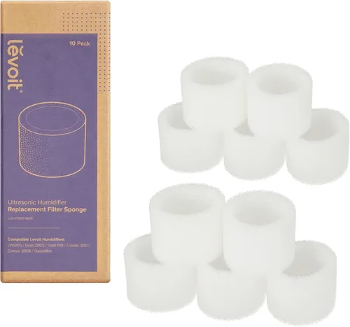 Vista 6 de LEVOIT LV600S Humidificadores inteligentes de niebla cálida y fría y almohadillas aromáticas, paquete de 16, filtros de repuesto para humidificador