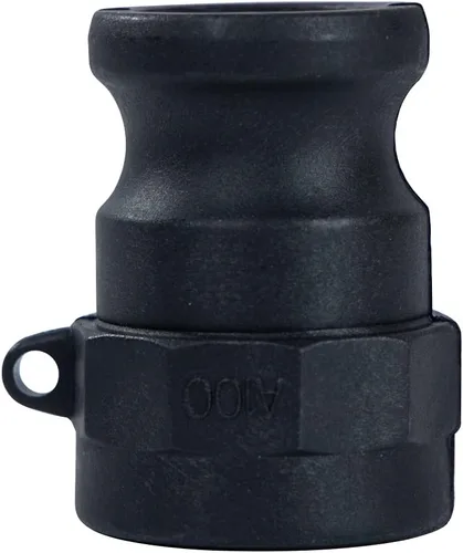 Vista 2 de 2 piezas de accesorios de bloqueo de leva de polietileno (1 pulgada parte A) accesorios de bloqueo de leva y ranura, adaptador macho x rosca NPT