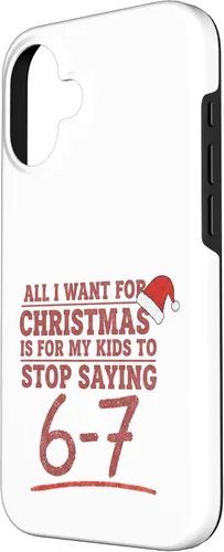 Vista 2 de 6 7 Funny Christmas Parents Meme Case for iPhone 16