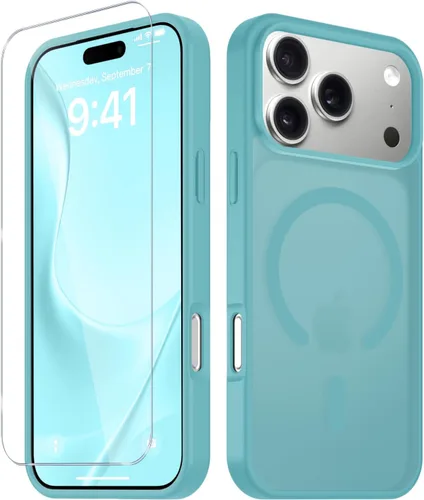 Vista 1035 de Funda para Google Pixel 10 Pro XL, cubierta magnética mate, color negro Fit for MagSafe, Screen Protector included, Shockproof Military Grade