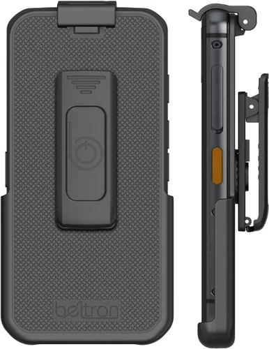 Vista 3 de BELTRON Funda para CAT S62, resistente soporte giratorio para cinturón compatible con Caterpillar CAT S62 Pro Rugged Smartphone