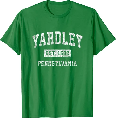 Vista 4 de Yardley Pennsylvania PA - Camiseta de manga corta, diseño deportivo