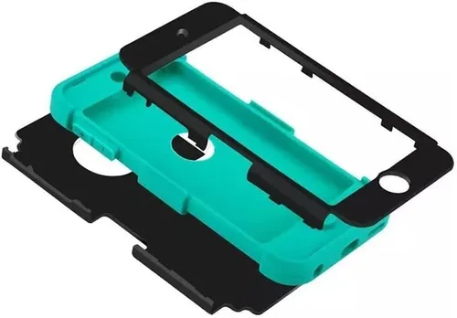 Vista 6 de Funda para iPod Touch 7ª, 6ª y 5ª generación, carcasa rígida de policarbonato de doble capa + silicona a prueba de golpes resistente de alto impacto