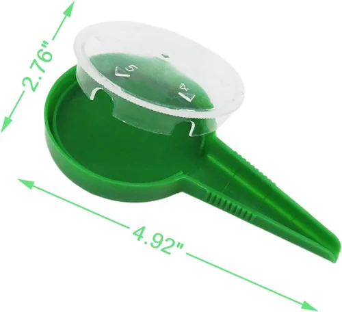 Vista 4 de Ogrmar Dispensador de semillas de 5 piezas, sembrador, sembrador, herramienta para sembrar