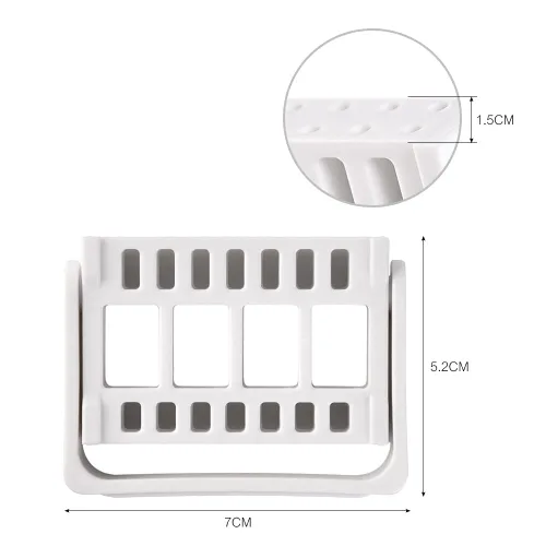 Vista 9 de KADS Juego de 8 brocas de cerámica para uñas y 16 agujeros, cortador de fresado para taladro eléctrico de manicura, removedor de esmalte de gel