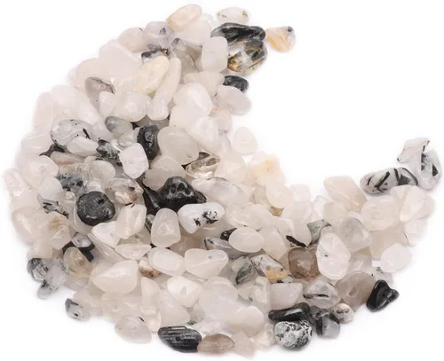 Vista 16 de 500 cuentas de piedra natural con virutas naturales, citrino de 0.317 a 0.315 pulgadas, piedras preciosas irregulares de cristal curativo, cuentas