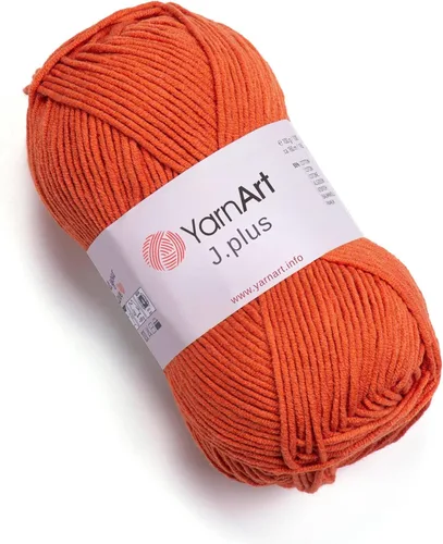 Vista 5 de YarnArt Jeans Plus - Hilo de mezcla de algodón suave, 100g (3.5 onzas), 160m (174 yardas), 55% algodón, 45% acrílico, grosor medio #4, ideal