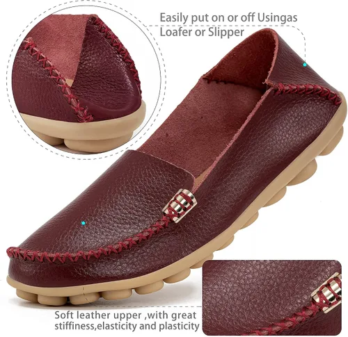 Vista 3 de Ablanczoom Womens Loafers Casual Flats Shoes- Comfortable Slip on Driving Loafer Walking Dress Shoes for Women