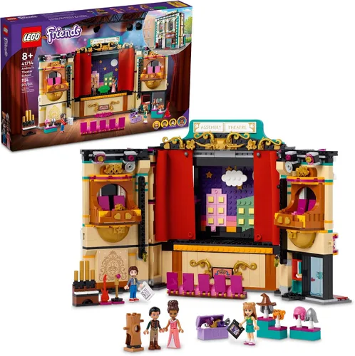 Vista 7 de LEGO Friends Andrea's Theater School Playset, 41714 Juguete creativo de teatro de simulación, idea de regalo para niños y niñas de 8 años