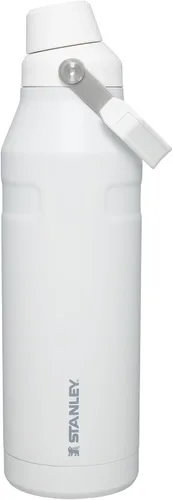 Vista 64 de STANLEY IceFlow Botella de agua de flujo rápido de 24 onzas Tapa con boquilla inclinada Ligera y a prueba de fugas para viajes y deportes Polar
