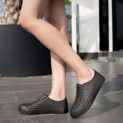 Vista 6 de CERYTHRINA Zapatos de jardín, zuecos de secado rápido, pantuflas para caminar, ligeras, para la lluvia, playa, verano, piscina, zapatos de agua