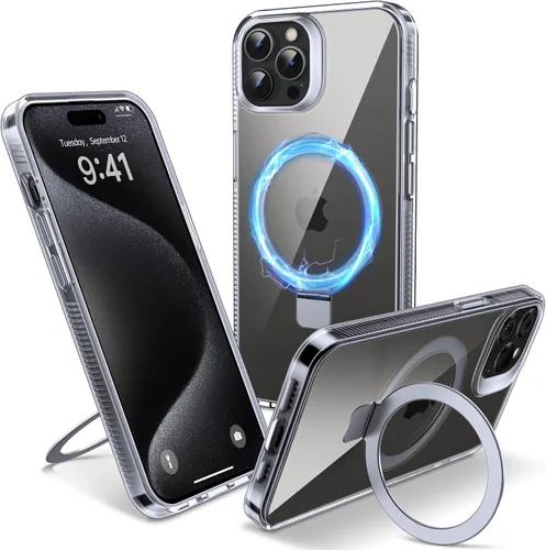 Vista 8 de Funda magnética para iPhone Air – [Soporte invisible integrado] [Compatible con MagSafe] [Protección contra caídas de grado militar] Cubierta